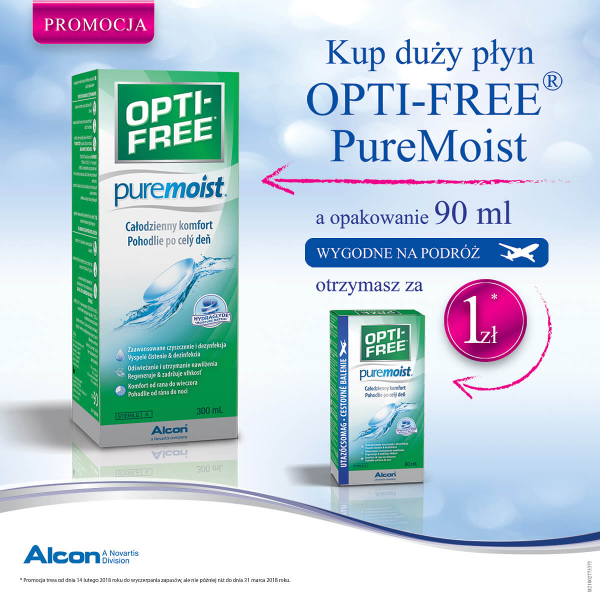 Promocja Opti-Free za 1 zł